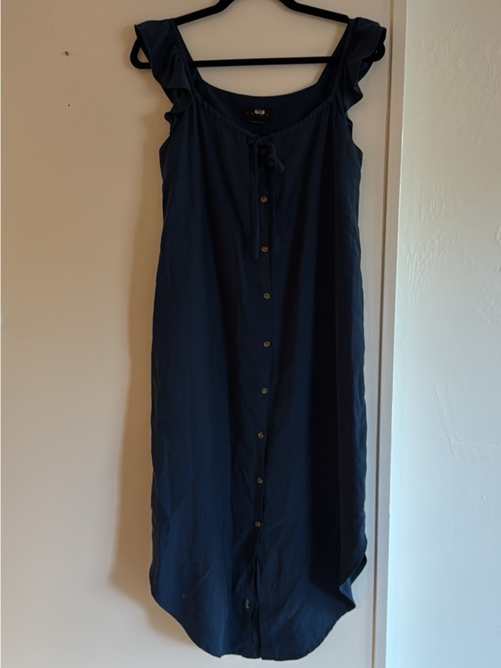 Hatch Jenna Midi Dress Blue